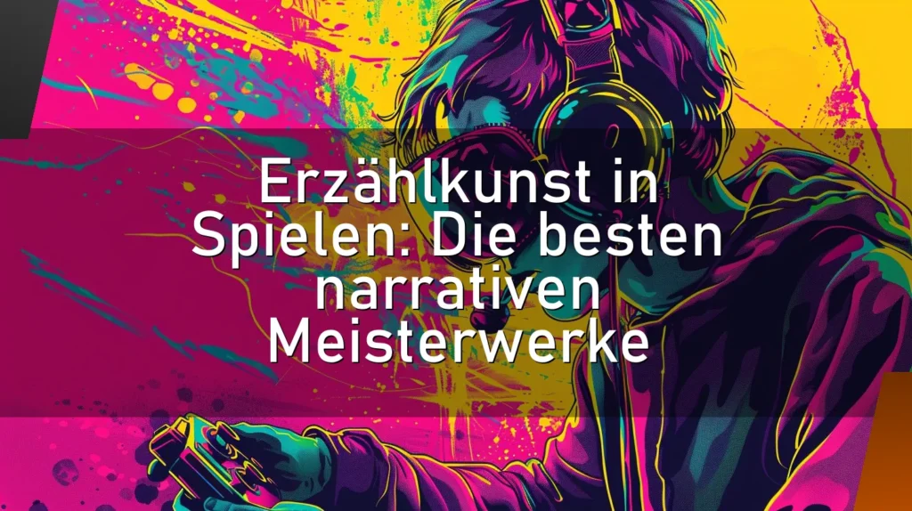 Erzählkunst in Spielen: Die besten narrativen Meisterwerke