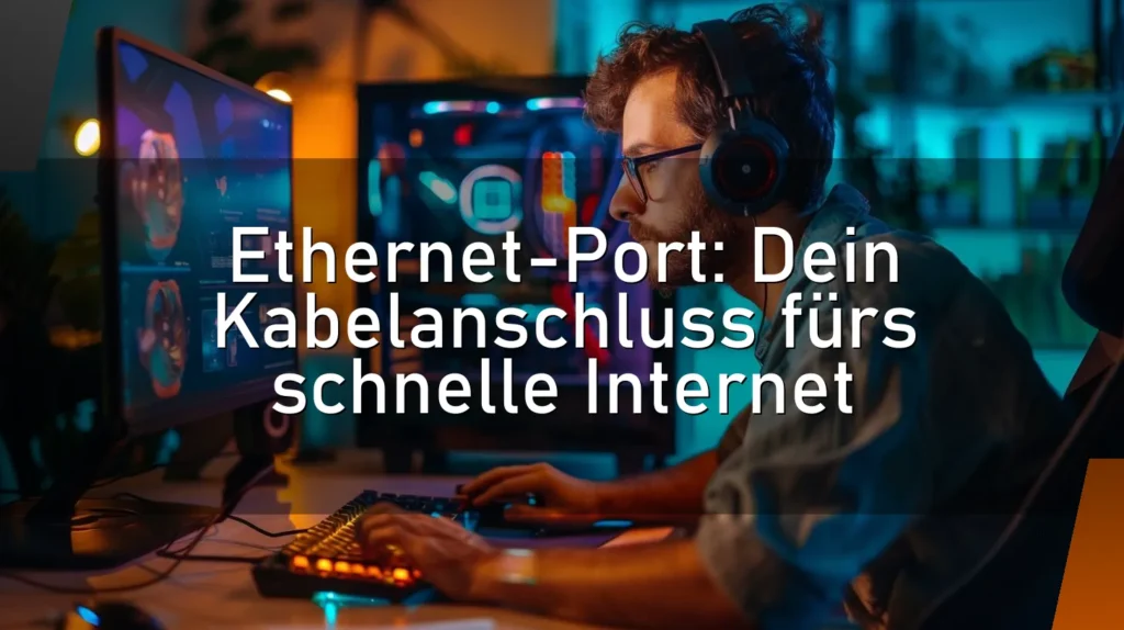 Ethernet-Port: Dein Kabelanschluss fürs schnelle Internet