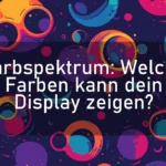 Farbspektrum: Welche Farben kann dein Display zeigen?