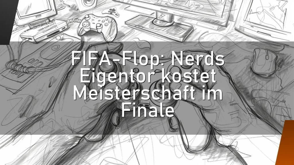 FIFA-Flop: Nerds Eigentor kostet Meisterschaft im Finale