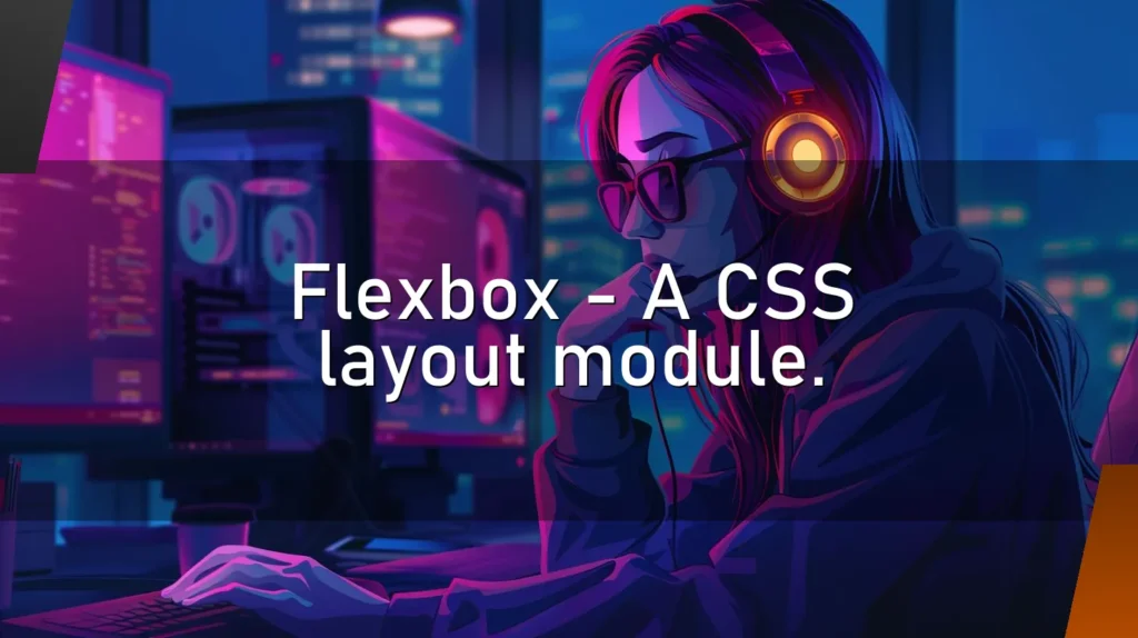 Flexbox – A CSS layout module.