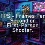 FPS – Frames Per Second or First-Person Shooter.