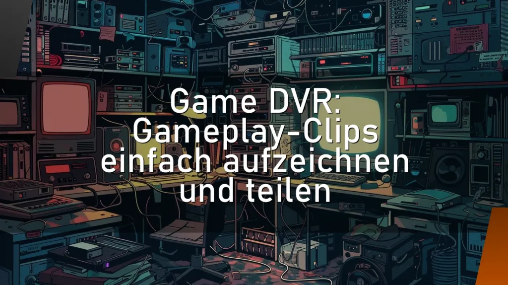Game DVR: Gameplay-Clips einfach aufzeichnen und teilen