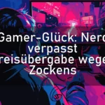 Gamer-Glück: Nerd verpasst Preisübergabe wegen Zockens