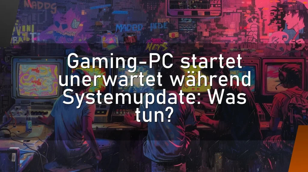 Gaming-PC startet unerwartet während Systemupdate: Was tun?