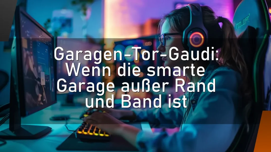 Garagen-Tor-Gaudi: Wenn die smarte Garage außer Rand und Band ist