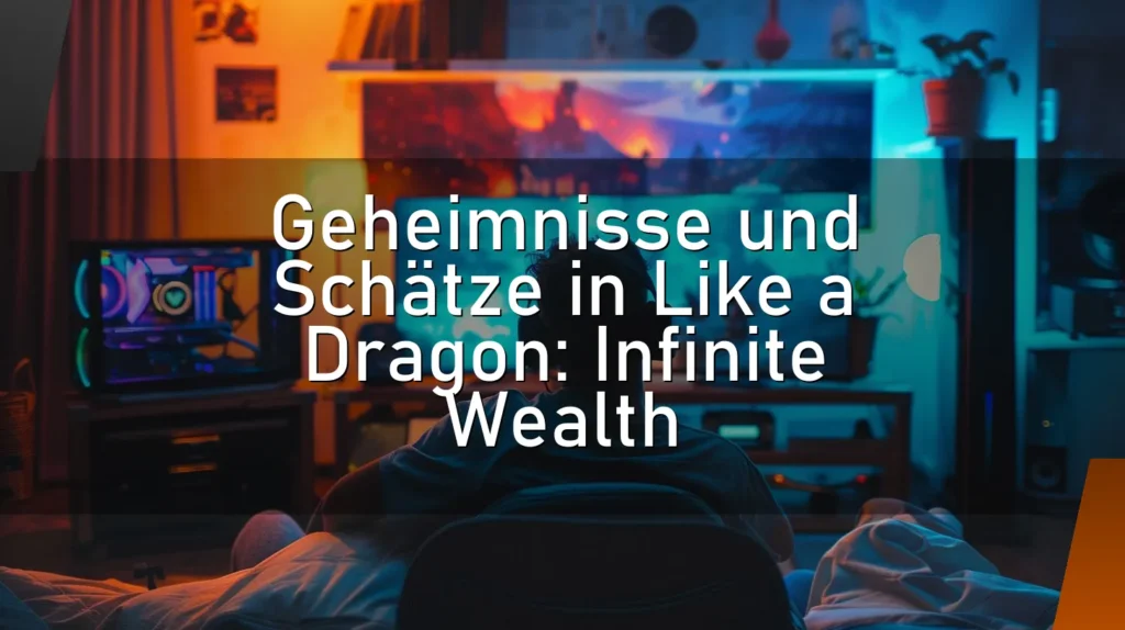 Geheimnisse und Schätze in Like a Dragon: Infinite Wealth