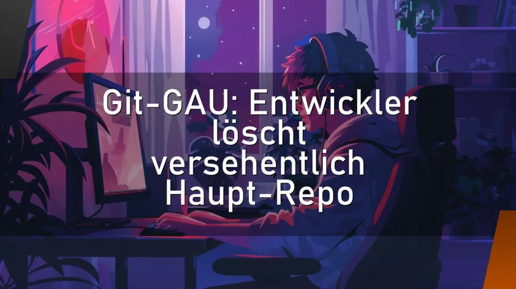 Git-GAU: Entwickler löscht versehentlich Haupt-Repo