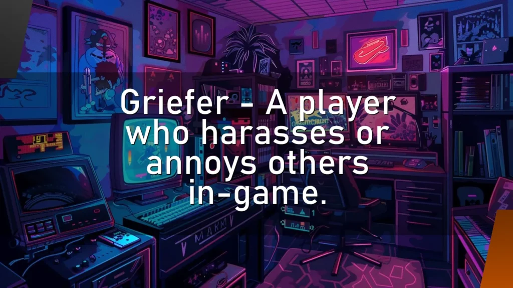 Griefer – A player who harasses or annoys others in-game.