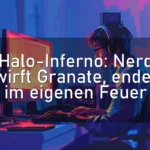 Halo-Inferno: Nerd wirft Granate, endet im eigenen Feuer