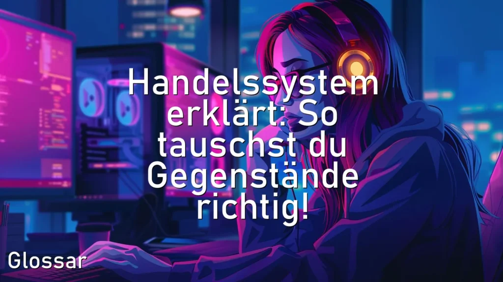 Handelssystem erklärt: So tauschst du Gegenstände richtig!