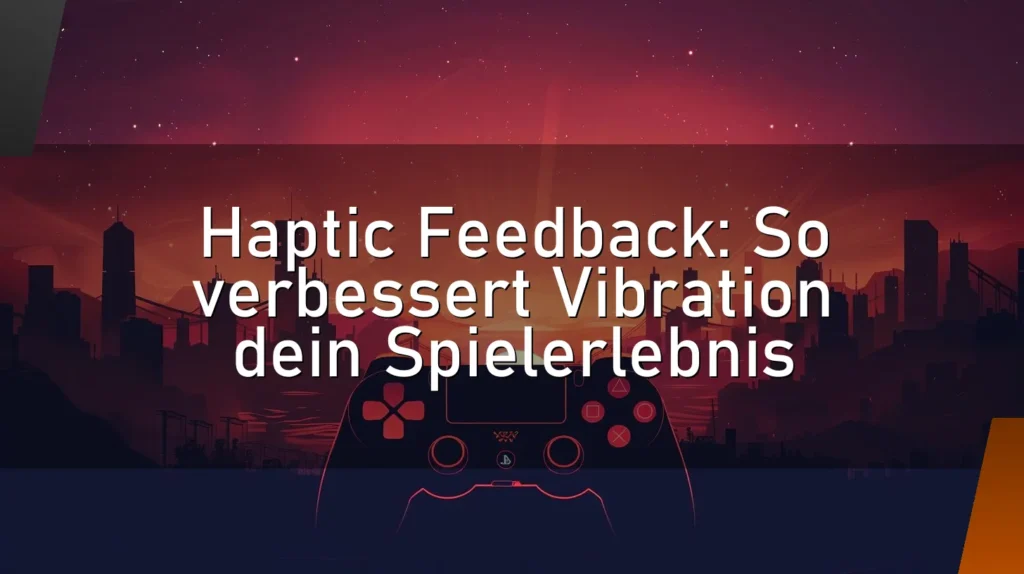 Haptic Feedback: So verbessert Vibration dein Spielerlebnis