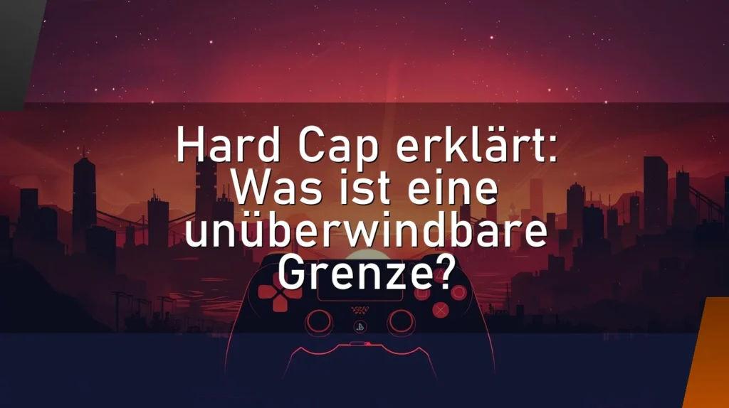 Hard Cap erklärt: Was ist eine unüberwindbare Grenze?