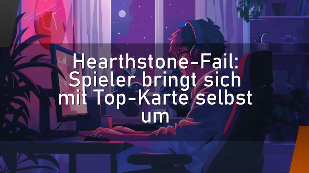 Hearthstone-Fail: Spieler bringt sich mit Top-Karte selbst um