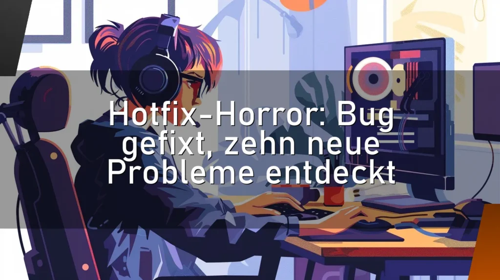 Hotfix-Horror: Bug gefixt, zehn neue Probleme entdeckt