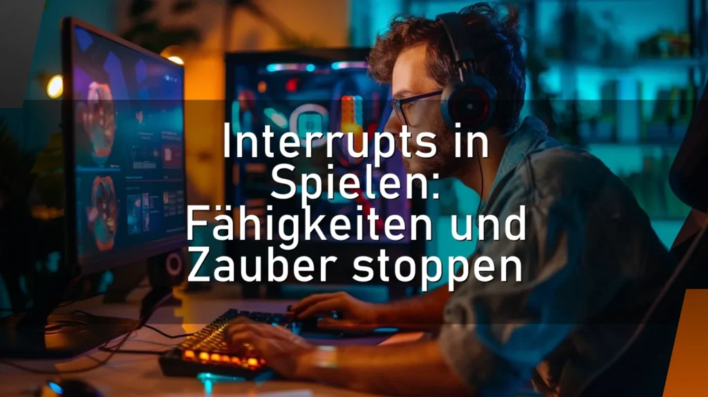 Interrupts in Spielen: Fähigkeiten und Zauber stoppen