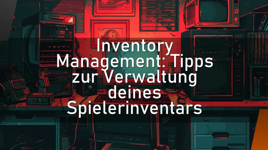 Inventory Management: Tipps zur Verwaltung deines Spielerinventars