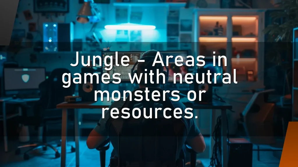 Jungle – Areas in games with neutral monsters or resources.