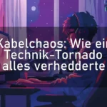 Kabelchaos: Wie ein Technik-Tornado alles verhedderte