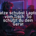 Katze schubst Laptop vom Tisch: So schützt du dein Gerät