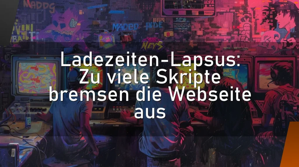 Ladezeiten-Lapsus: Zu viele Skripte bremsen die Webseite aus