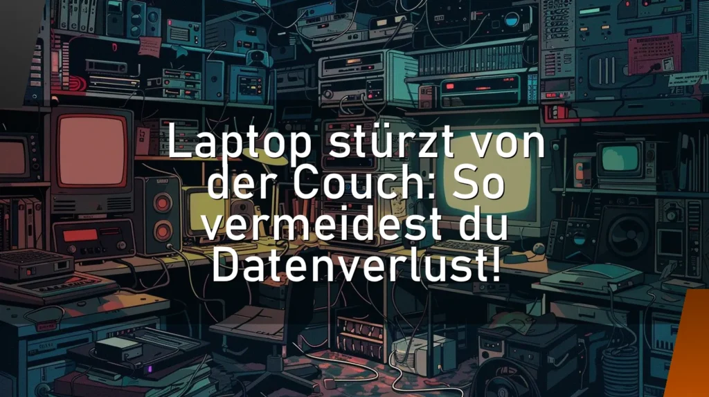 Laptop stürzt von der Couch: So vermeidest du Datenverlust!