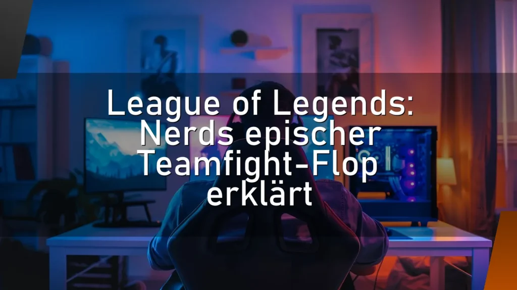 League of Legends: Nerds epischer Teamfight-Flop erklärt