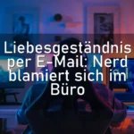 Liebesgeständnis per E-Mail: Nerd blamiert sich im Büro