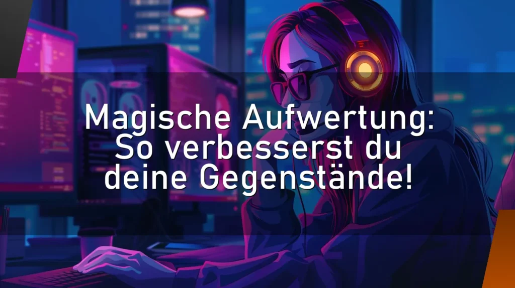 Magische Aufwertung: So verbesserst du deine Gegenstände!