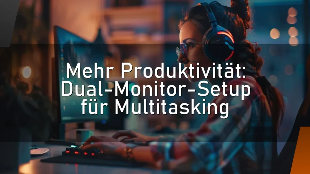 Mehr Produktivität: Dual-Monitor-Setup für Multitasking