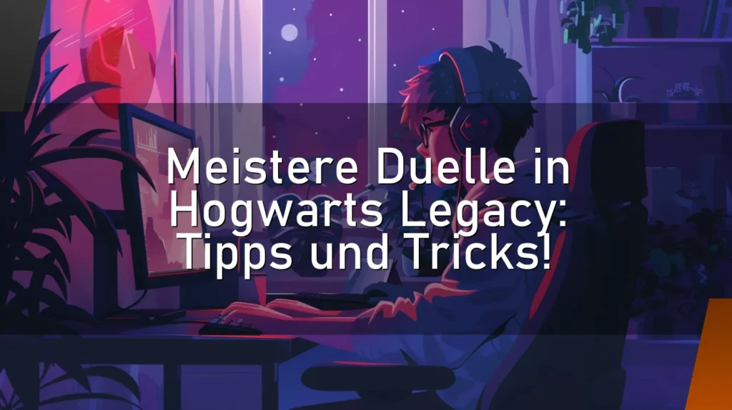 Meistere Duelle in Hogwarts Legacy: Tipps und Tricks!