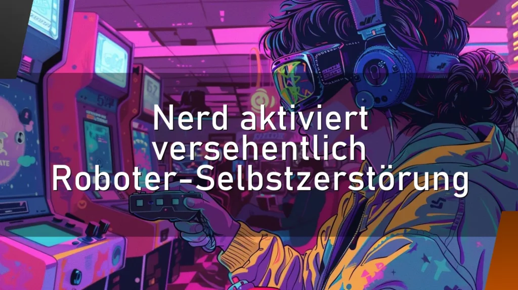 Nerd aktiviert versehentlich Roboter-Selbstzerstörung