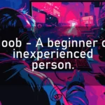 Noob – A beginner or inexperienced person.