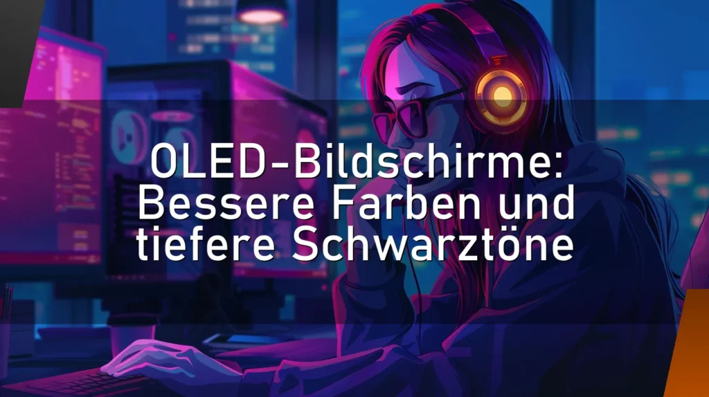 OLED-Bildschirme: Bessere Farben und tiefere Schwarztöne