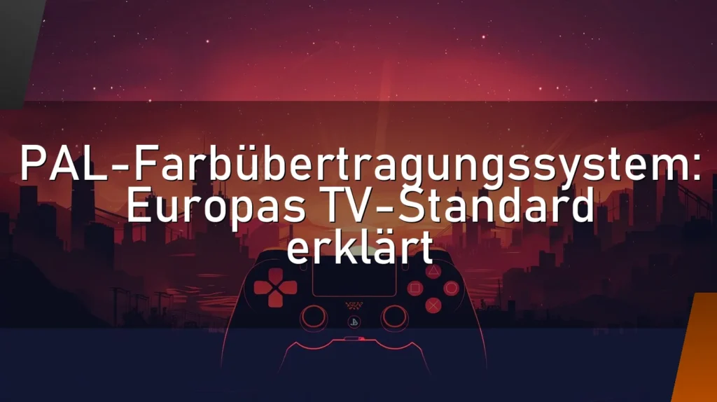 PAL-Farbübertragungssystem: Europas TV-Standard erklärt