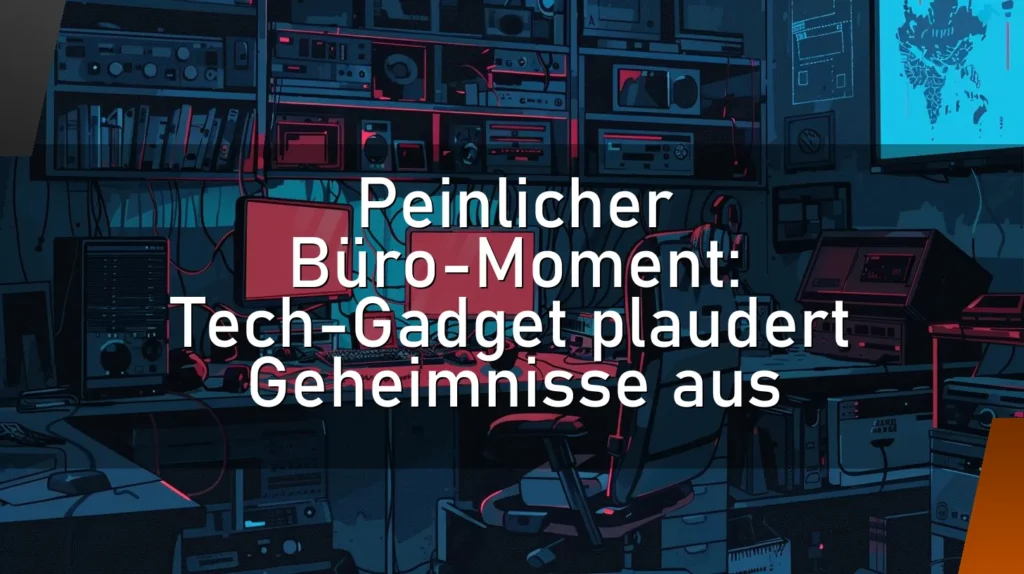 Peinlicher Büro-Moment: Tech-Gadget plaudert Geheimnisse aus