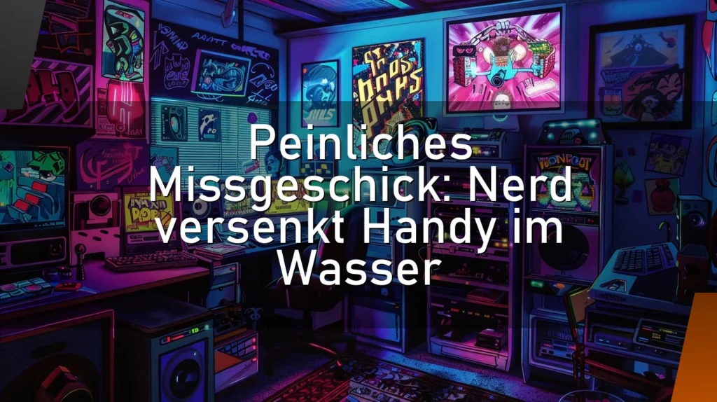 Peinliches Missgeschick: Nerd versenkt Handy im Wasser