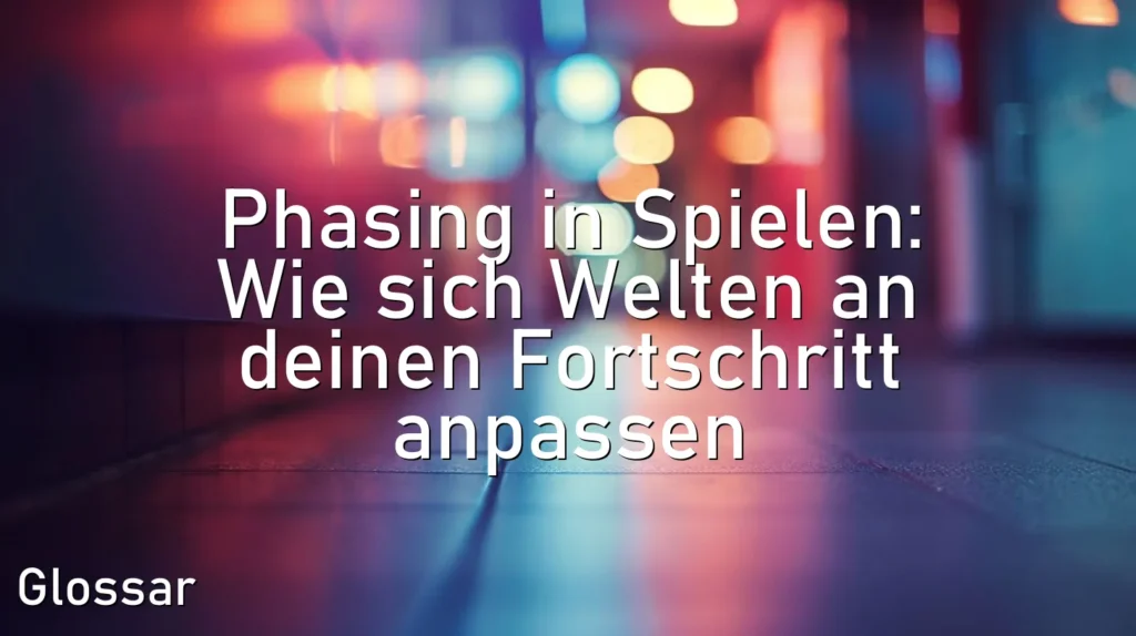 Phasing in Spielen: Wie sich Welten an deinen Fortschritt anpassen