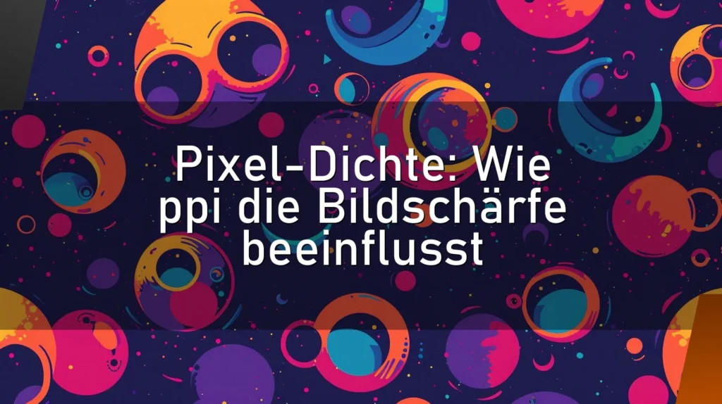 Pixel-Dichte: Wie ppi die Bildschärfe beeinflusst