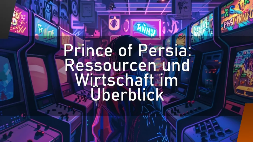 Prince of Persia: Ressourcen und Wirtschaft im Überblick