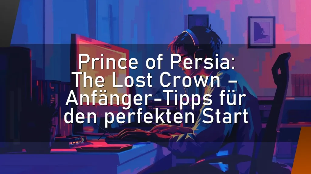Prince of Persia: The Lost Crown – Anfänger-Tipps für den perfekten Start