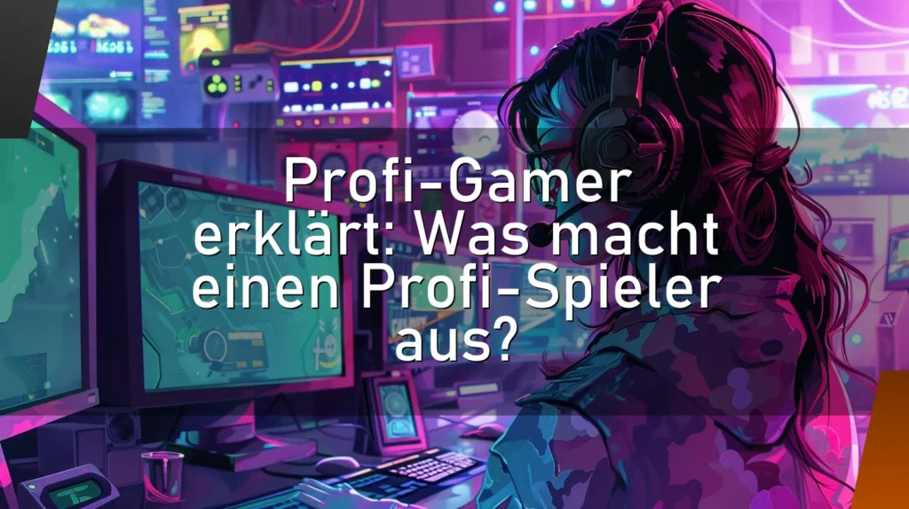 Profi-Gamer erklärt: Was macht einen Profi-Spieler aus?