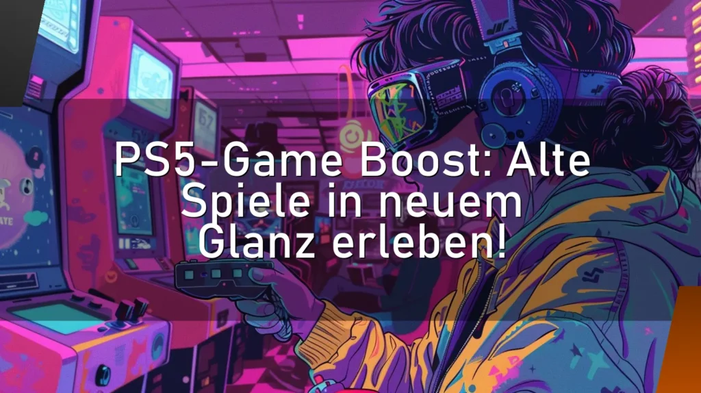 PS5-Game Boost: Alte Spiele in neuem Glanz erleben!