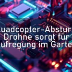 Quadcopter-Absturz: Drohne sorgt für Aufregung im Garten