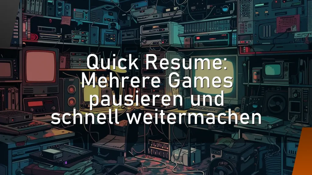 Quick Resume: Mehrere Games pausieren und schnell weitermachen