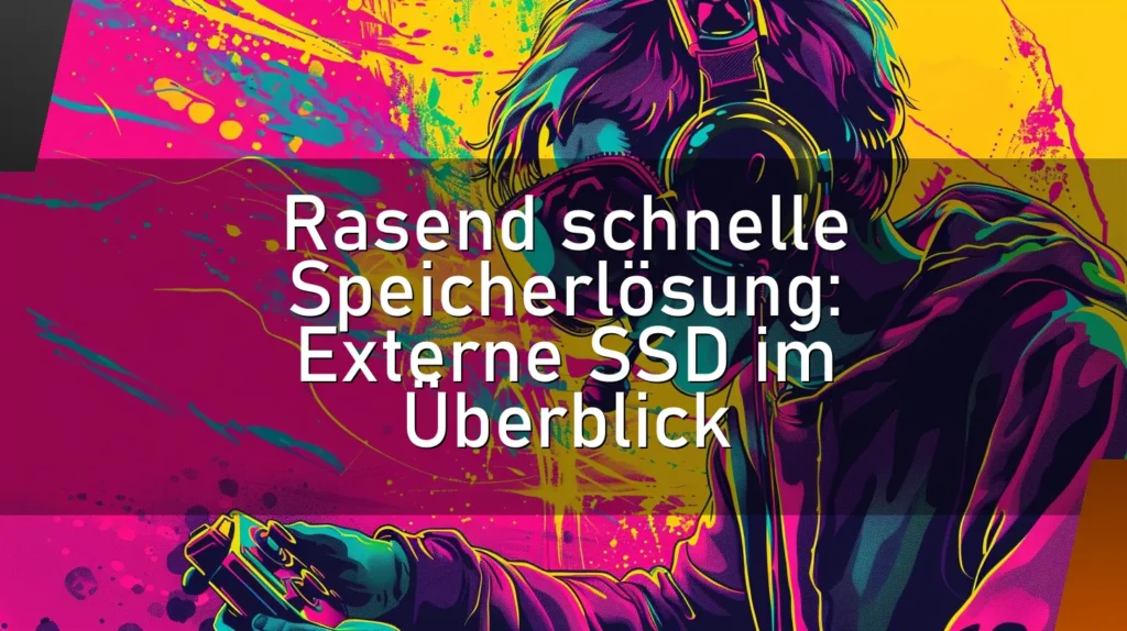 Rasend schnelle Speicherlösung: Externe SSD im Überblick