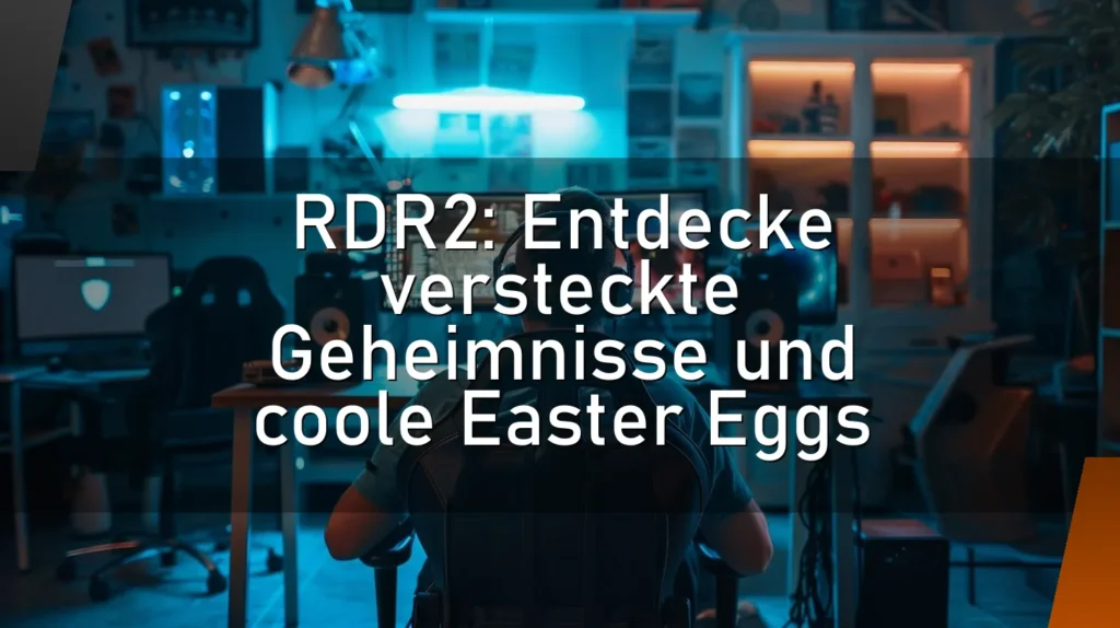 RDR2: Entdecke versteckte Geheimnisse und coole Easter Eggs