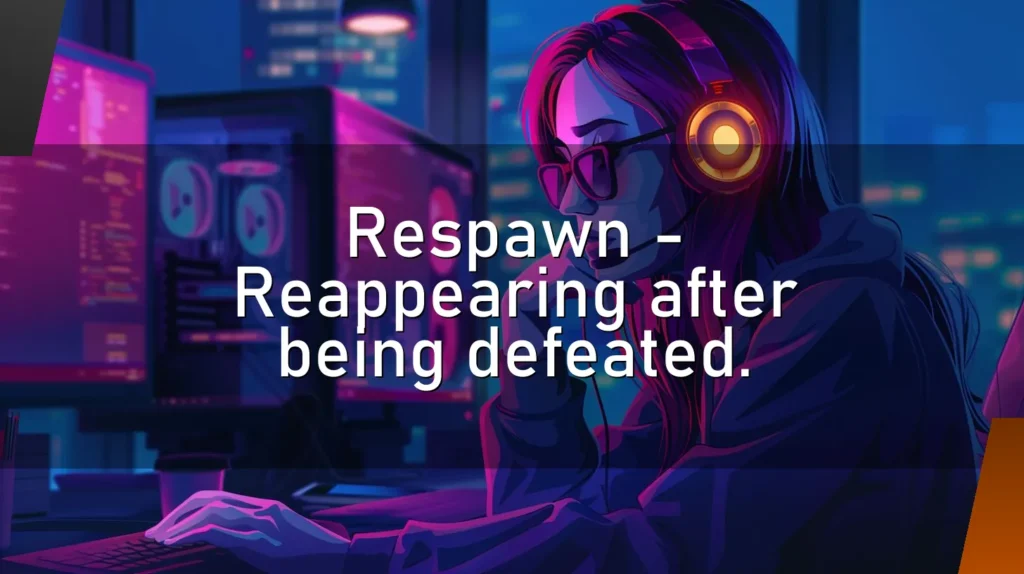 Respawn – Reappearing after being defeated.