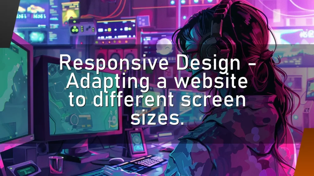 Responsive Design – Adapting a website to different screen sizes.