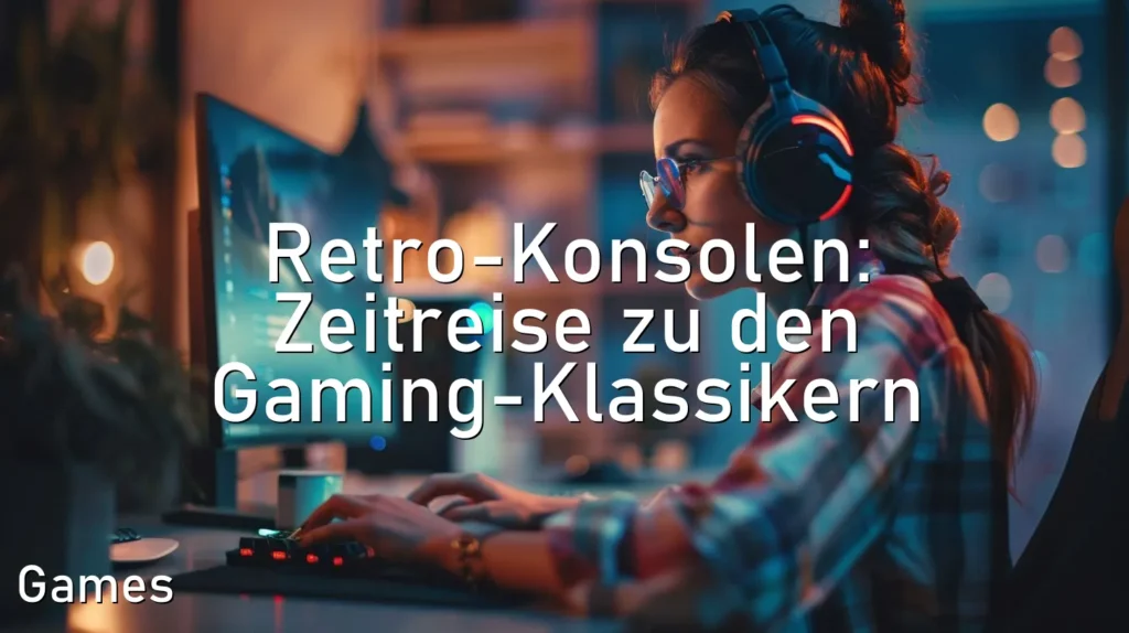 Retro-Konsolen: Zeitreise zu den Gaming-Klassikern